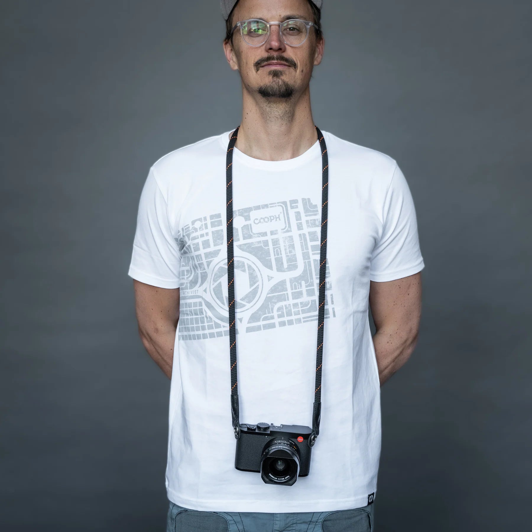 Rope Camera Strap Orange Obsidian